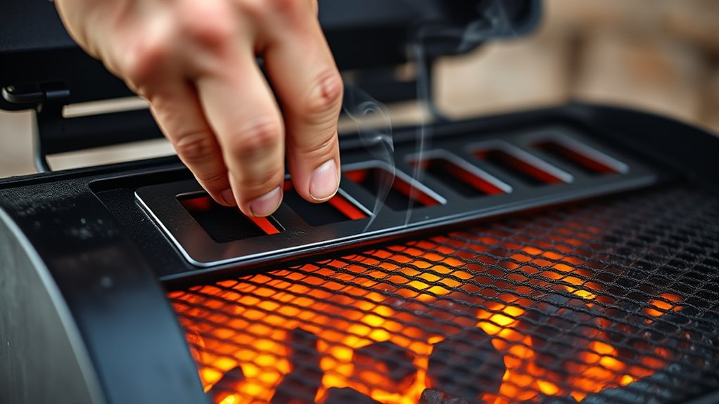 adjust vents for precise control