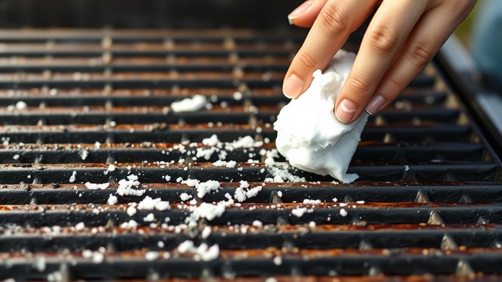 apply baking soda paste thoroughly