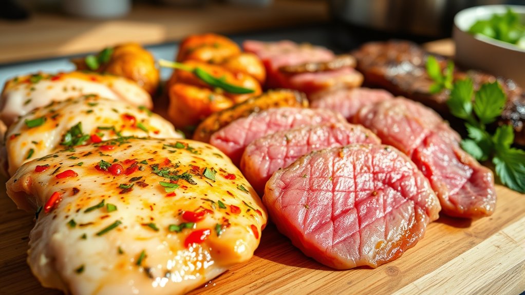 avoid over marinating and cross contamination