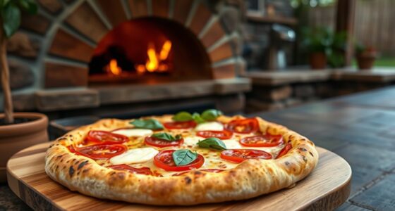 backyard sourdough pizza baking