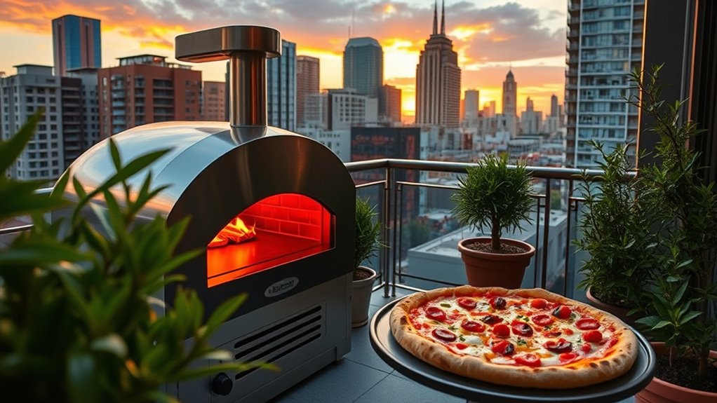 balcony pizza oven safety