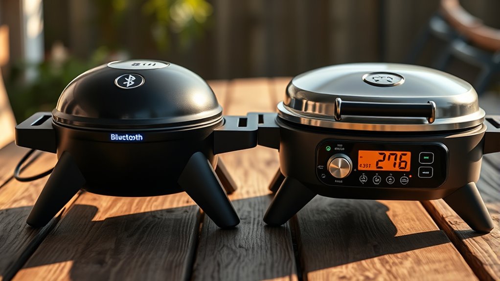 battery efficient grilling devices