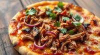 bbq pulled pork pizza