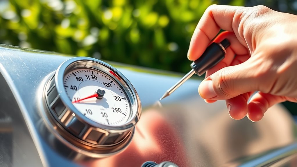 calibrate grill thermometer regularly