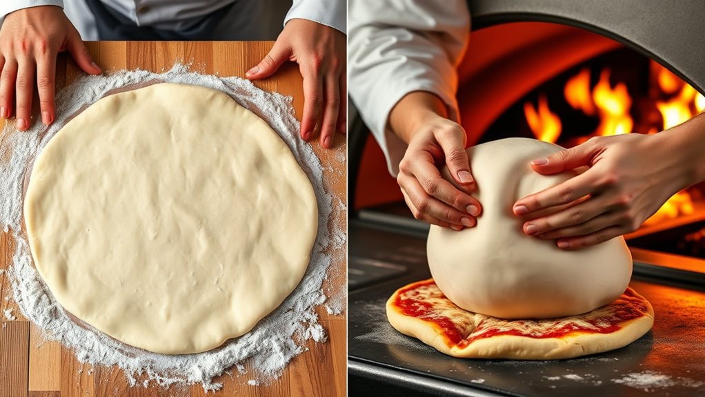 careful dough handling techniques