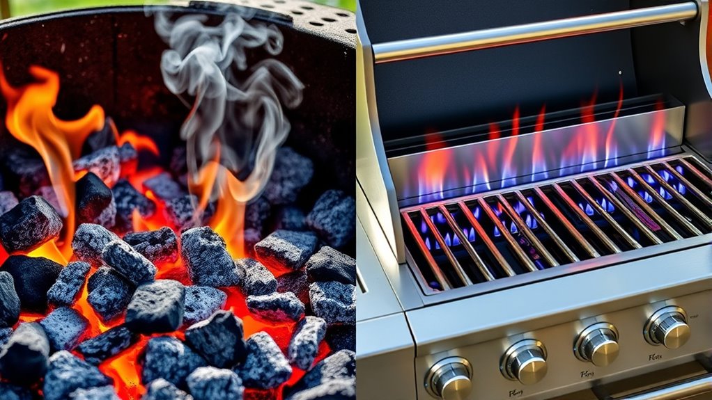 charcoal vs gas health