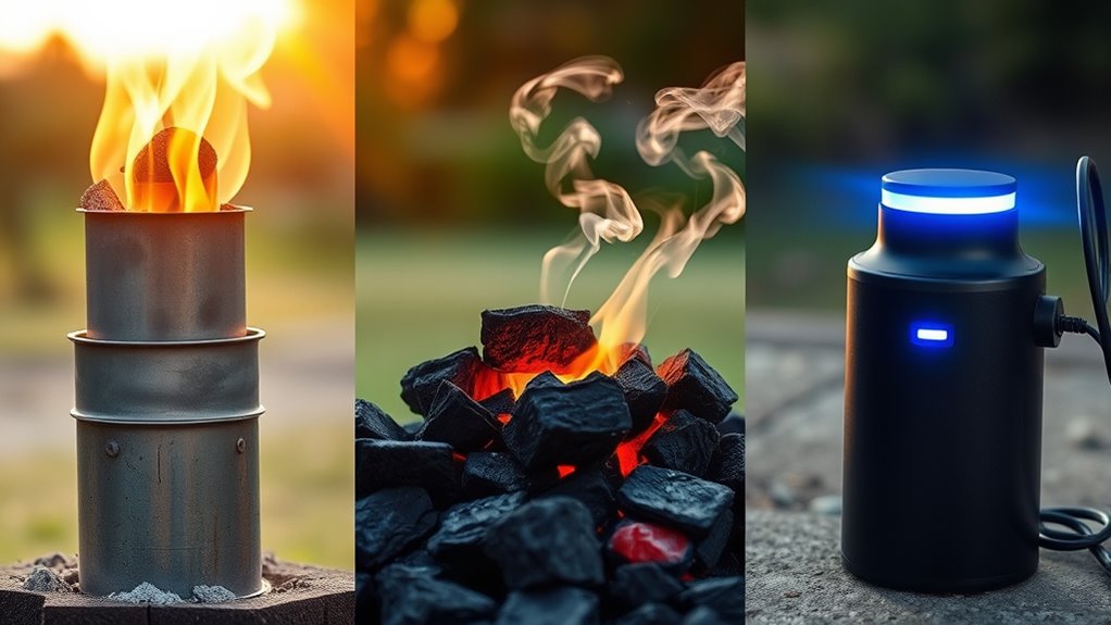 choosing best charcoal lighting method