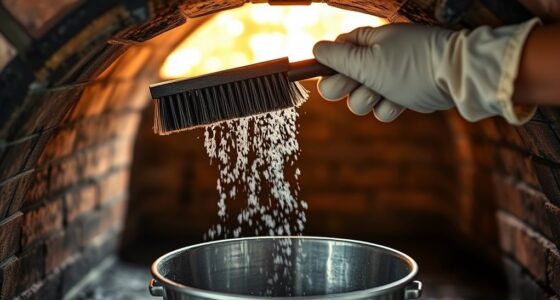 clean pizza oven chimney