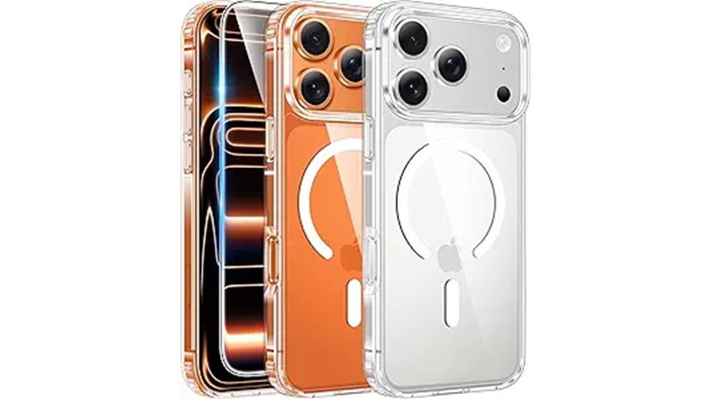 clear magnetic phone case