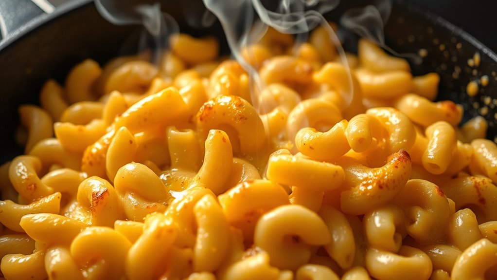 combine pasta with cheese