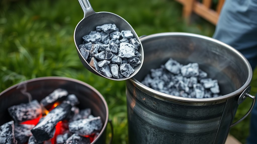 cool safe ash disposal