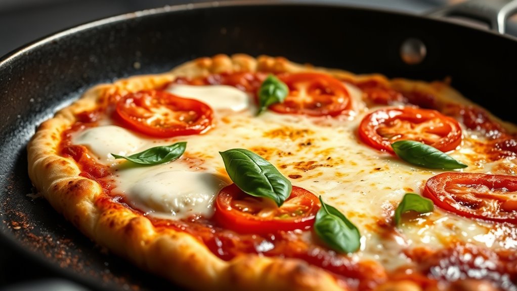crispy skillet pizza hack