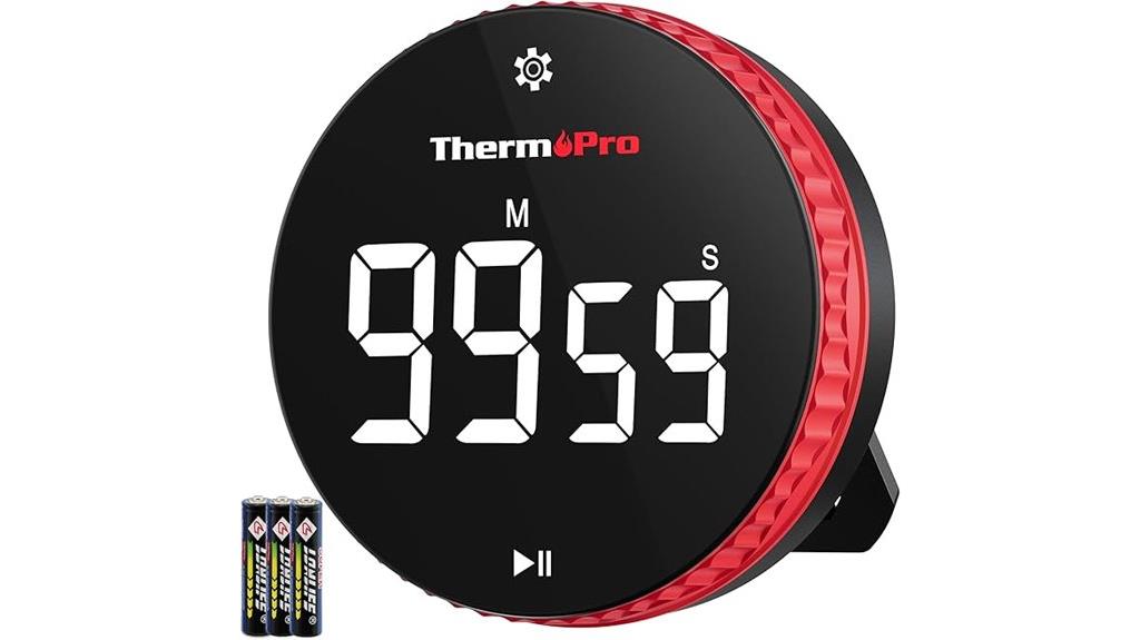 digital timer with magnet