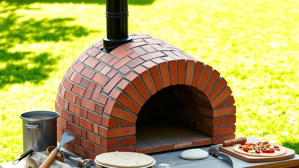 diy customizable outdoor pizza oven