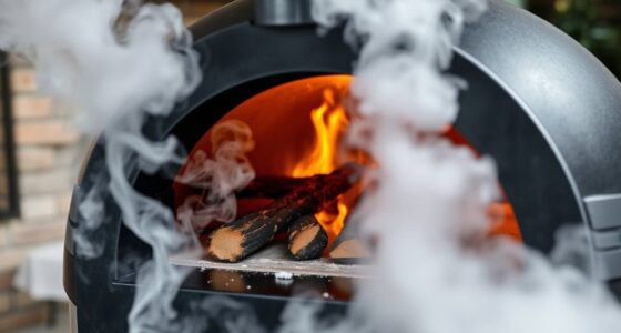 excess smoke in pizza oven