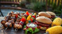 five easy barbecue dinners