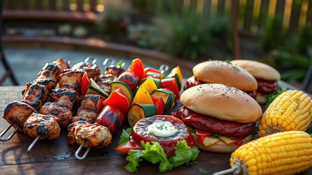 five easy barbecue dinners