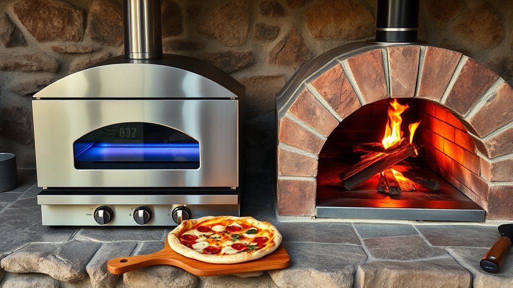 gas or wood oven
