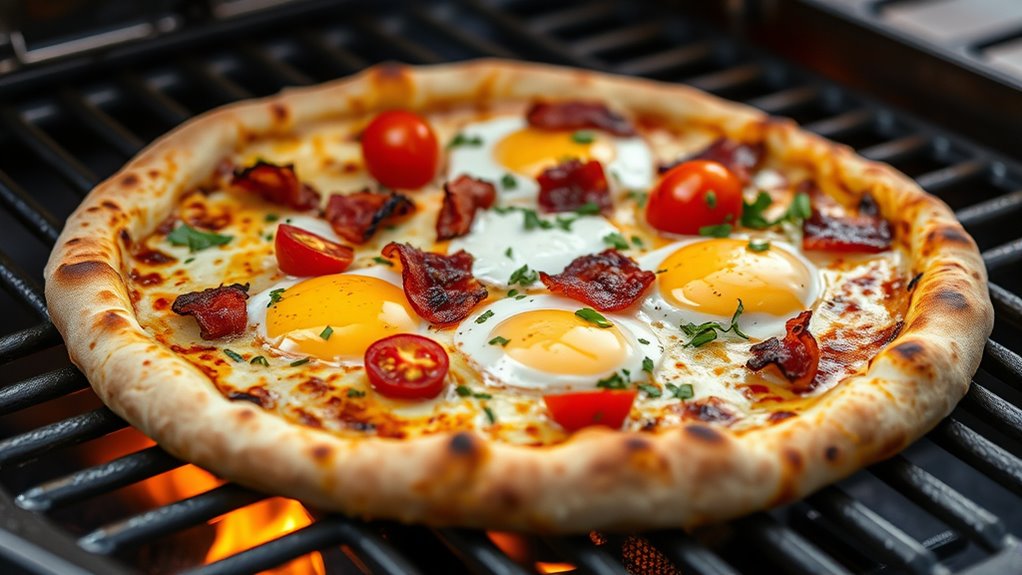 grill breakfast pizza recipe