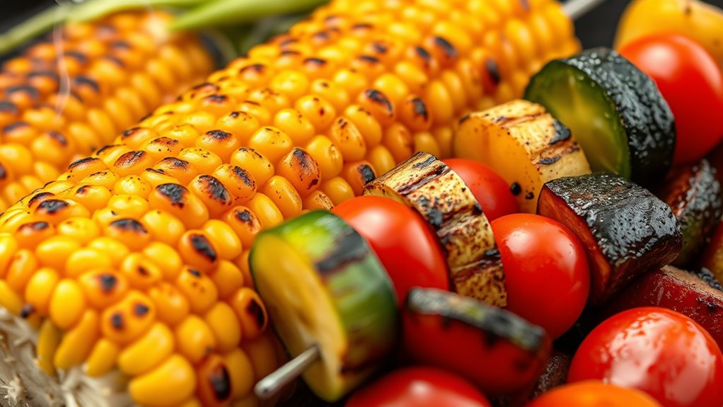 grill vegetables for smoky flavor