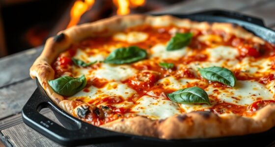 grilled or baked skillet pizza