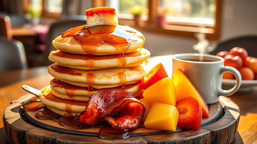 grilled sunday pancake brunch