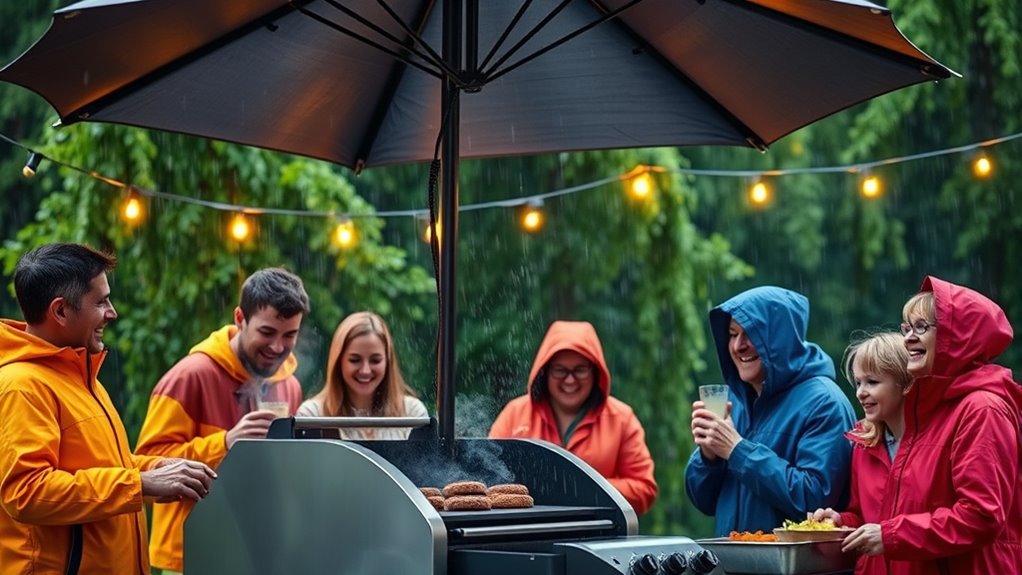grilling tips for rain
