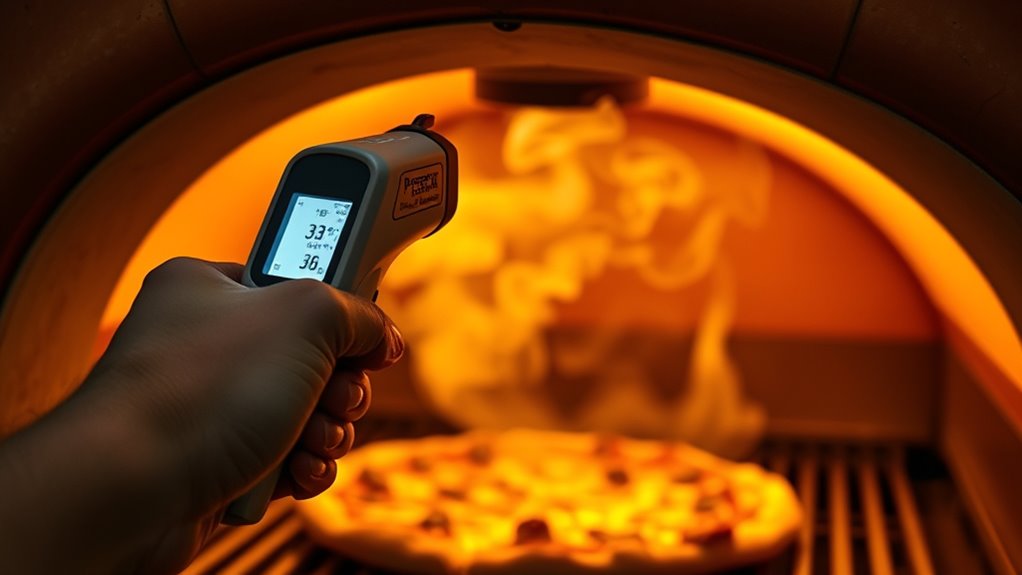 infrared thermometers improve pizza