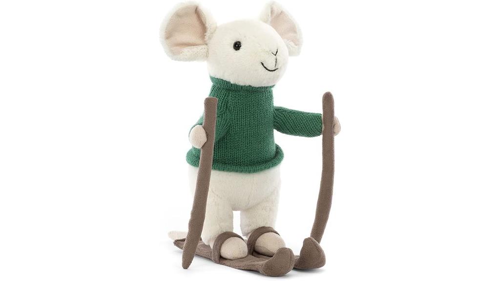 jellycat mouse skiing gift