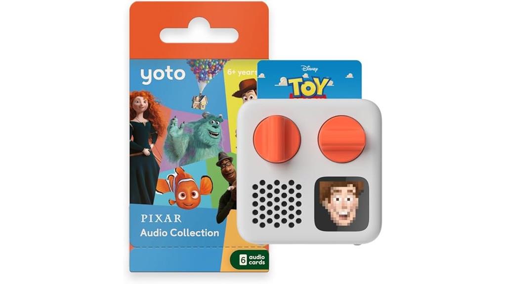 kids disney pixar audio player