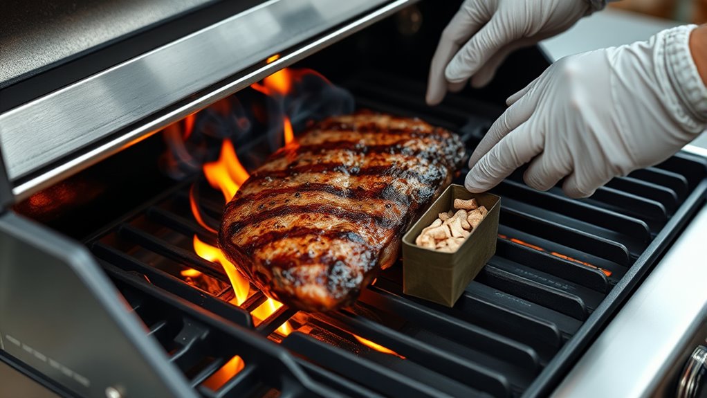 maintain consistent smoke and heat