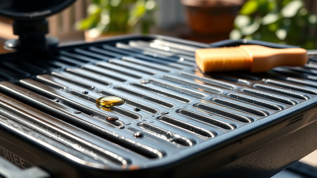 maintain dry seasoned surface