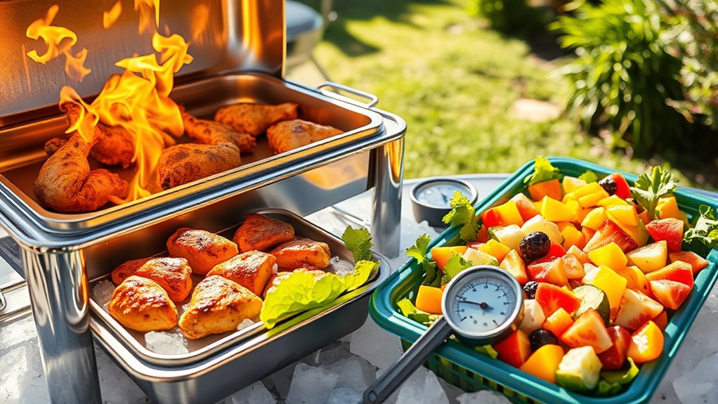 maintain proper food temperatures