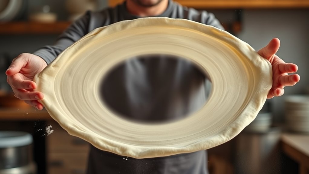 master dough spinning technique