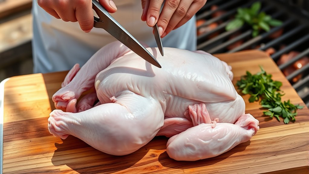 master juicy spatchcock chicken