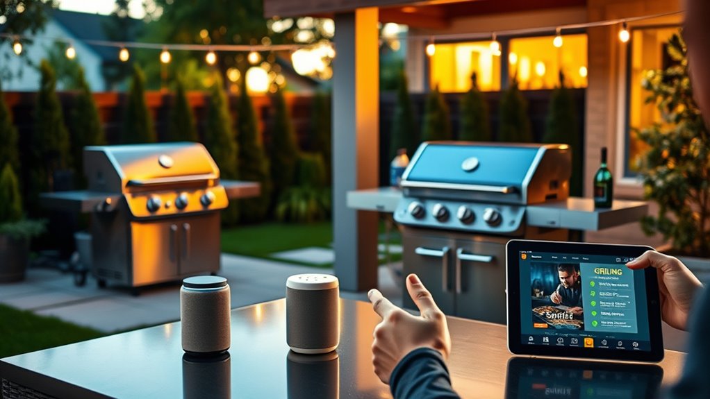 maximize voice controlled grilling efficiency