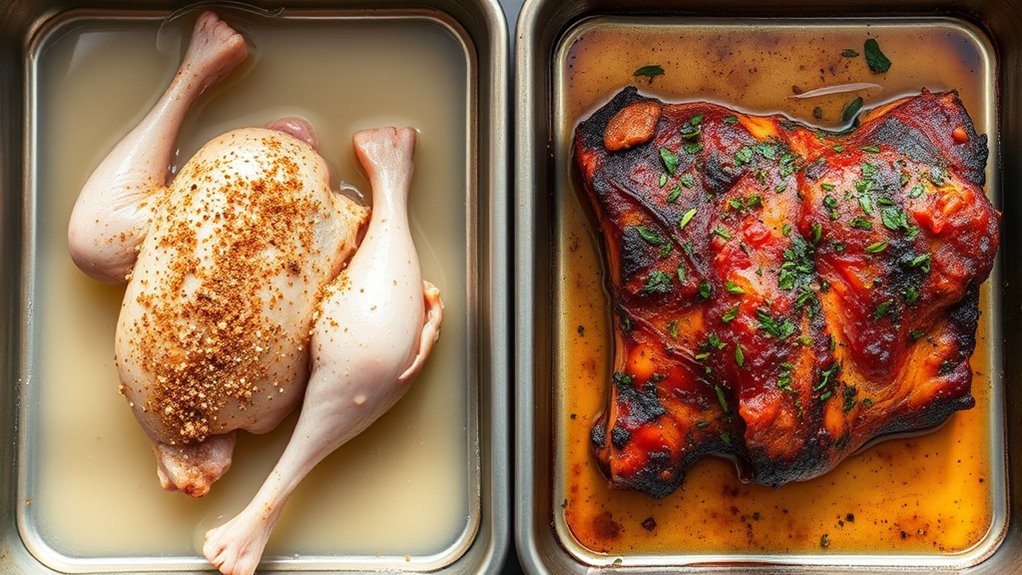 moisture flavor texture differences