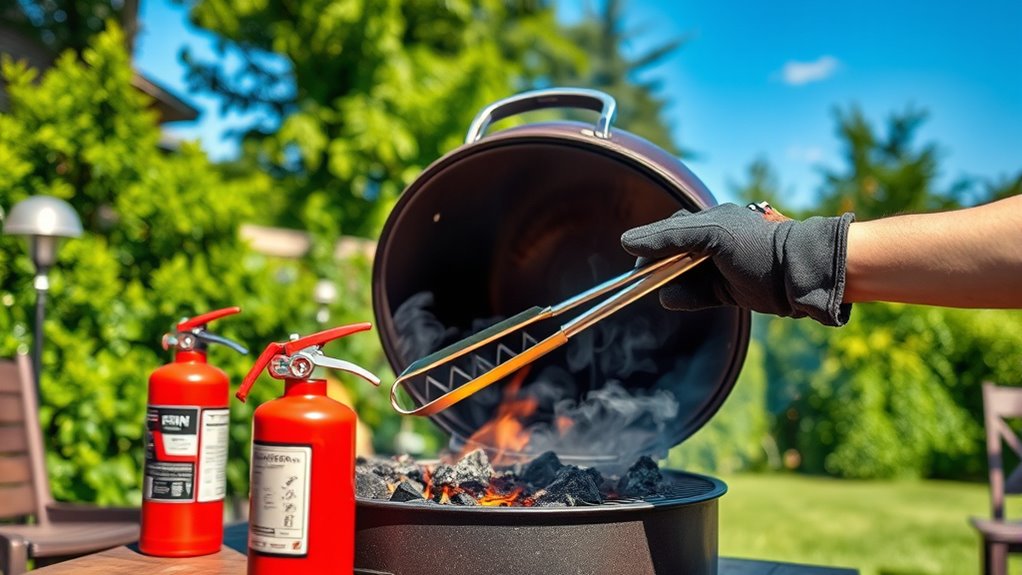 monitor grill for hazards