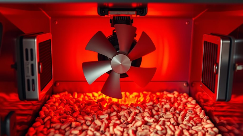 optimal airflow ensures even cooking