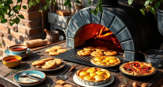 outdoor pizza oven desserts