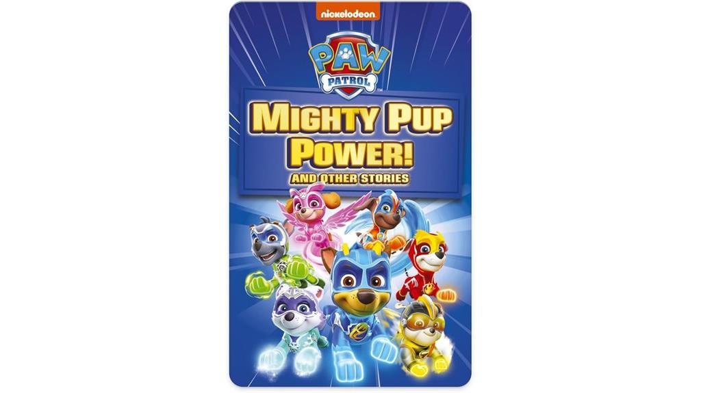 paw patrol mighty pup card