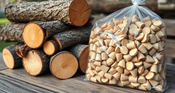 pellet vs log fuel