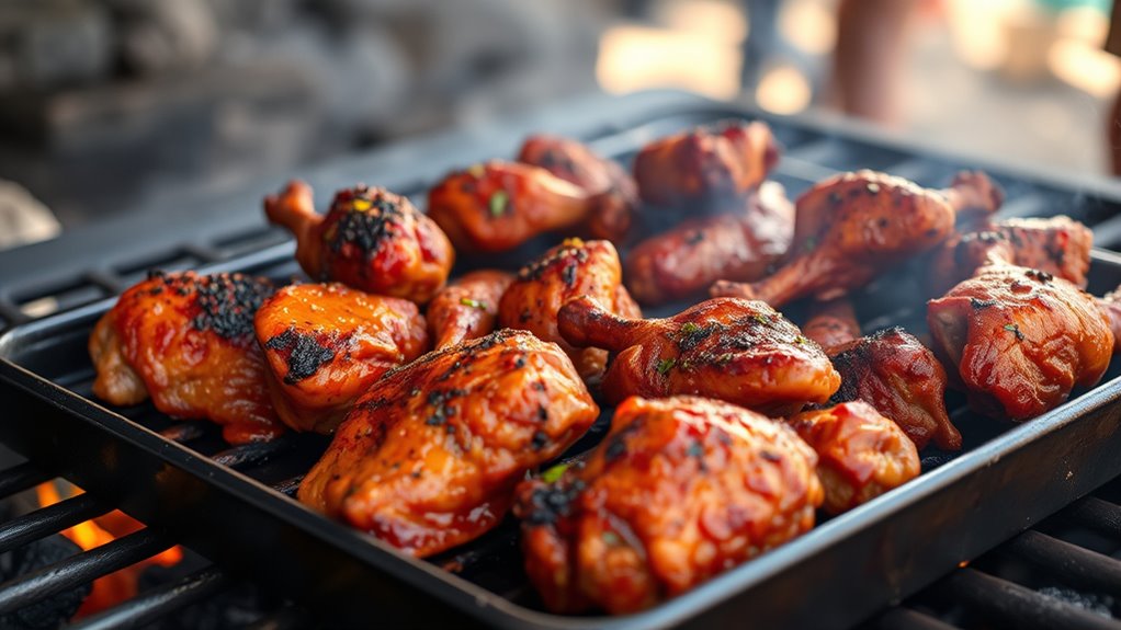 perfectly marinated grilled jerk