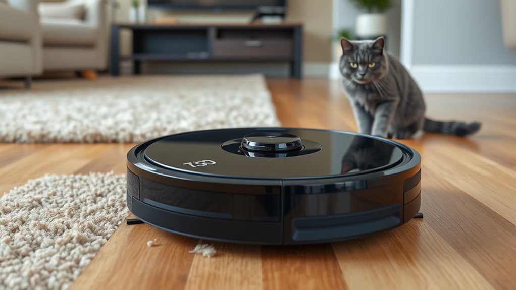 pet hair robot vacuum tips