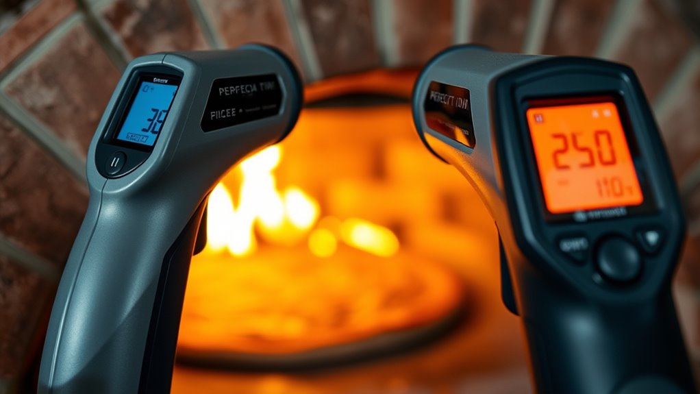 pizza oven temperature measurement