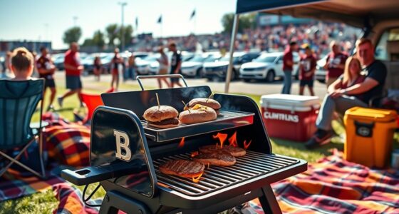 portable grilling for game day