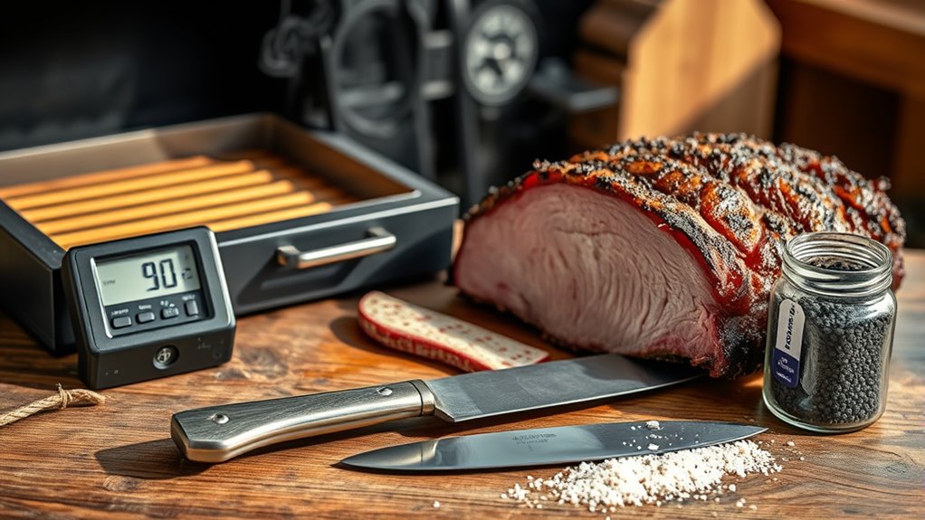 prepare equipment and ingredients