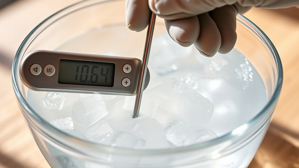 prepare ice water bath