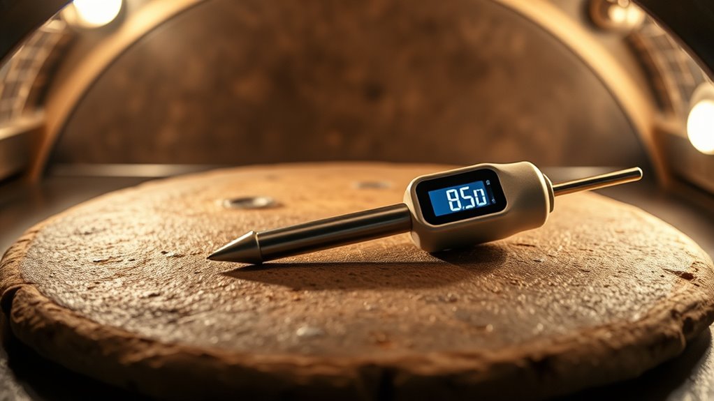 proper thermometer placement ensures accurate temperature