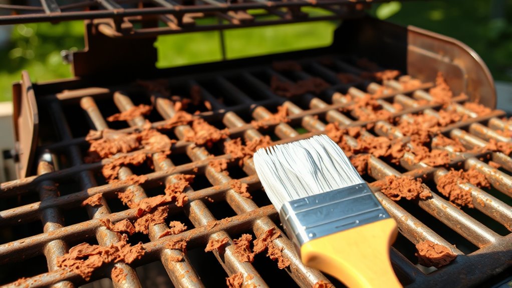 remove rust and repaint grill